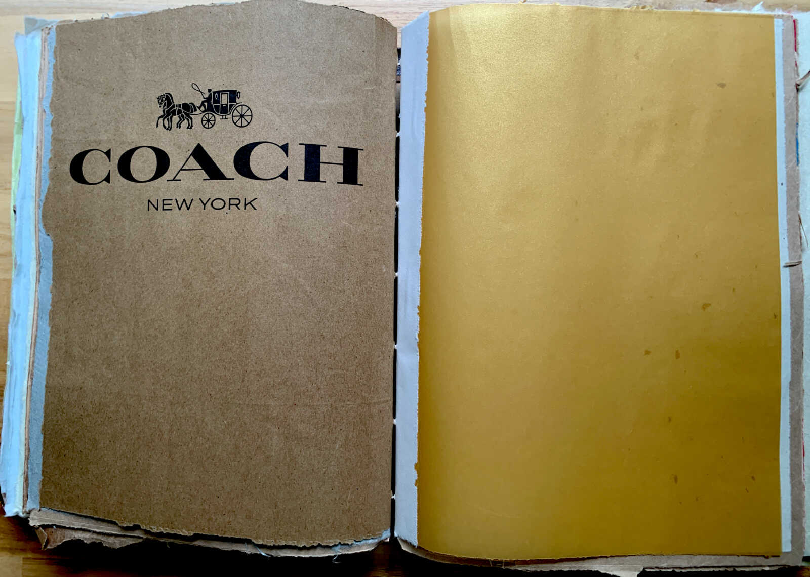 398 Page Coptic Bound Bridal Pink Elephant Junk Journal with Handtorn Paper in Antique Leather Book Cover with Brass Edges - Image 24