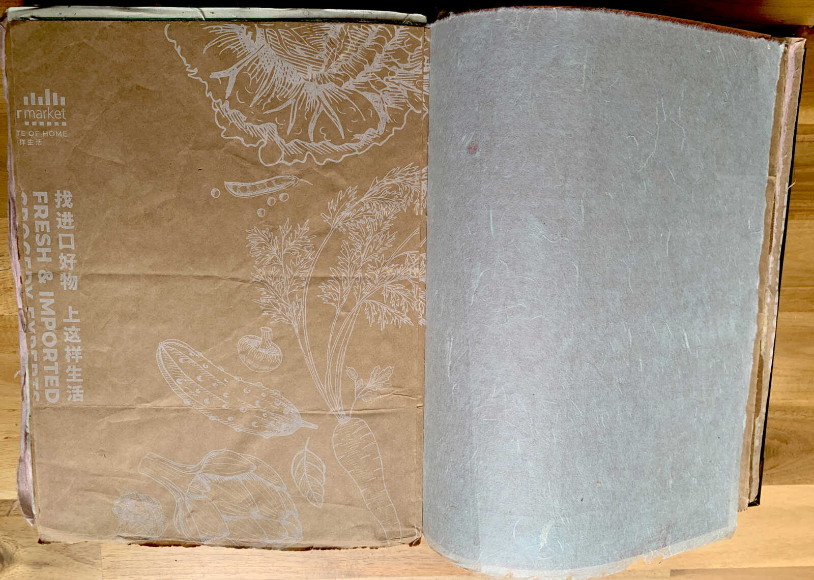Coptic Bound 258 Page Handmade Blue Bird Valentine Junk Journal with Handtorn Paper in Antique Leather Book Cover with Brass Edges - Image 6