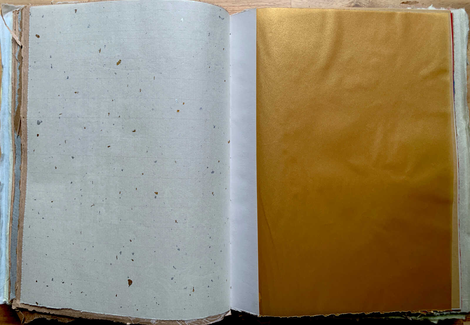 398 Page Coptic Bound Bridal Pink Elephant Junk Journal with Handtorn Paper in Antique Leather Book Cover with Brass Edges - Image 19