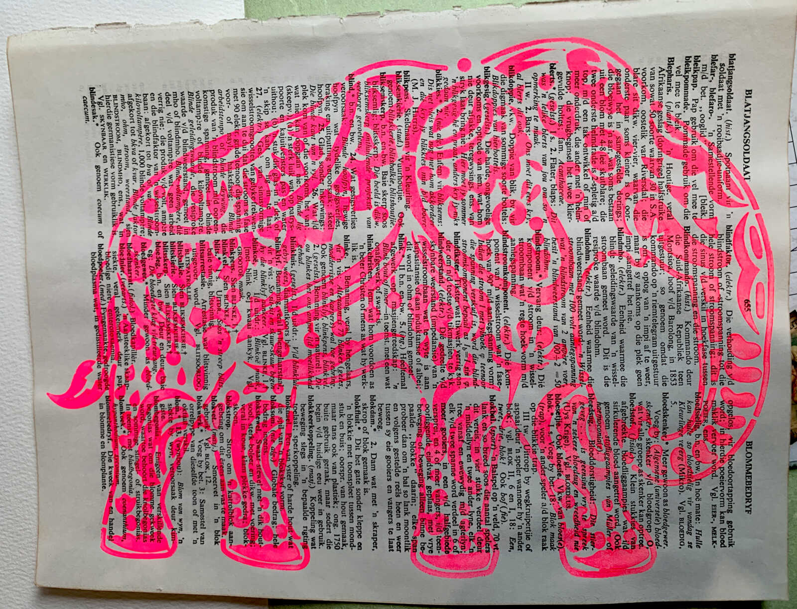 398 Page Coptic Bound Bridal Pink Elephant Junk Journal with Handtorn Paper in Antique Leather Book Cover with Brass Edges - Image 7