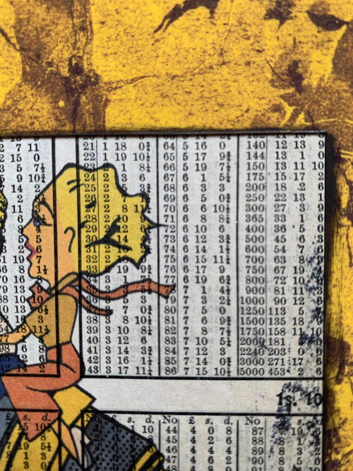 Optimistic Champion Spark Plug Couple Launching on an Antique Mathematical Table Page 5 x 7" Folkart #PS913 - Image 8